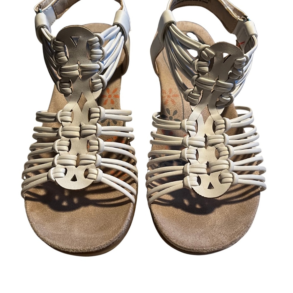 BareTraps White Strappy Sandals